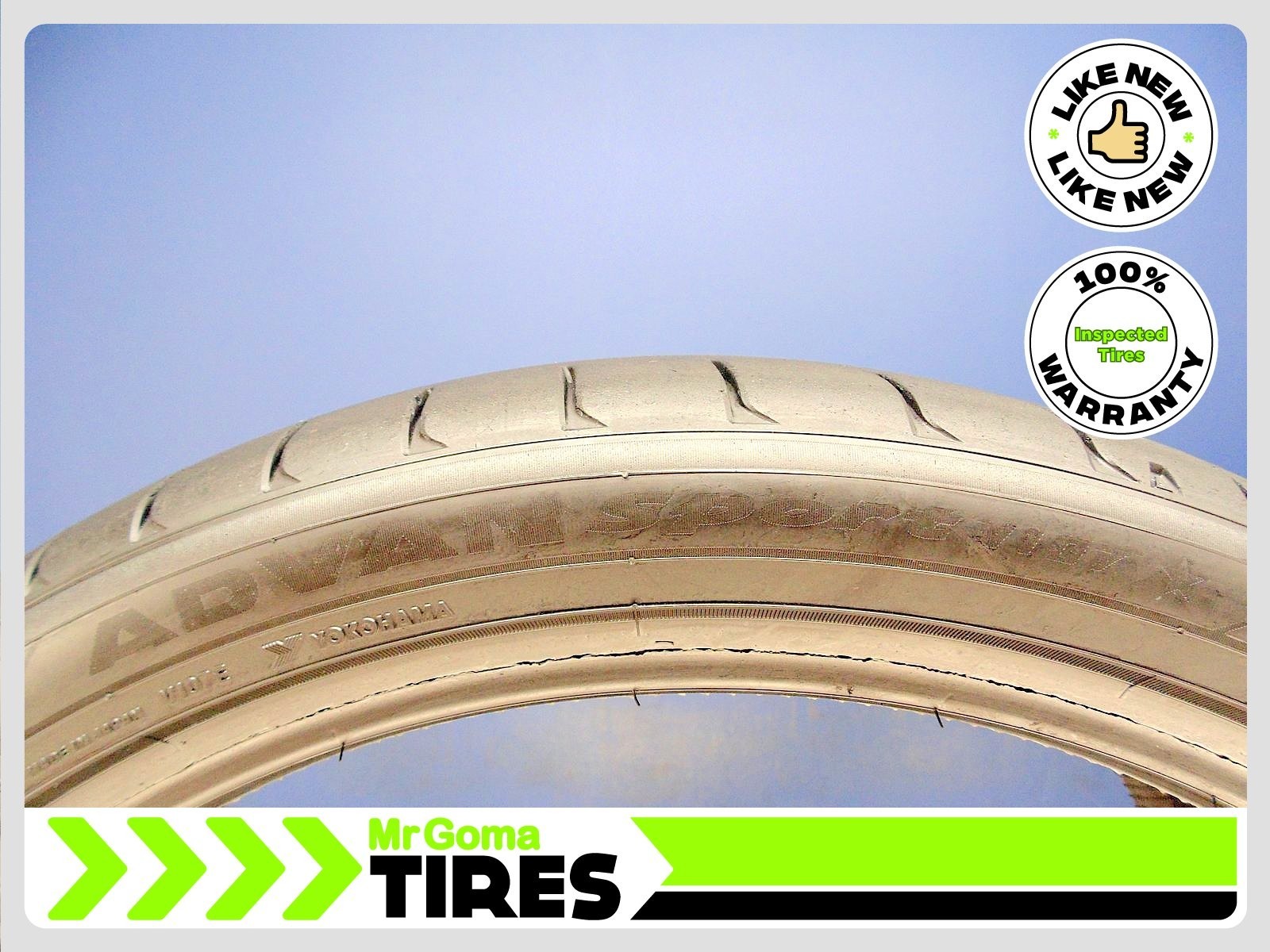4 YOKOHAMA ADVAN SPORT V107 BMW X7 315/30ZR23 & 275/35R23 USED TIRES 8.1/32TREAD