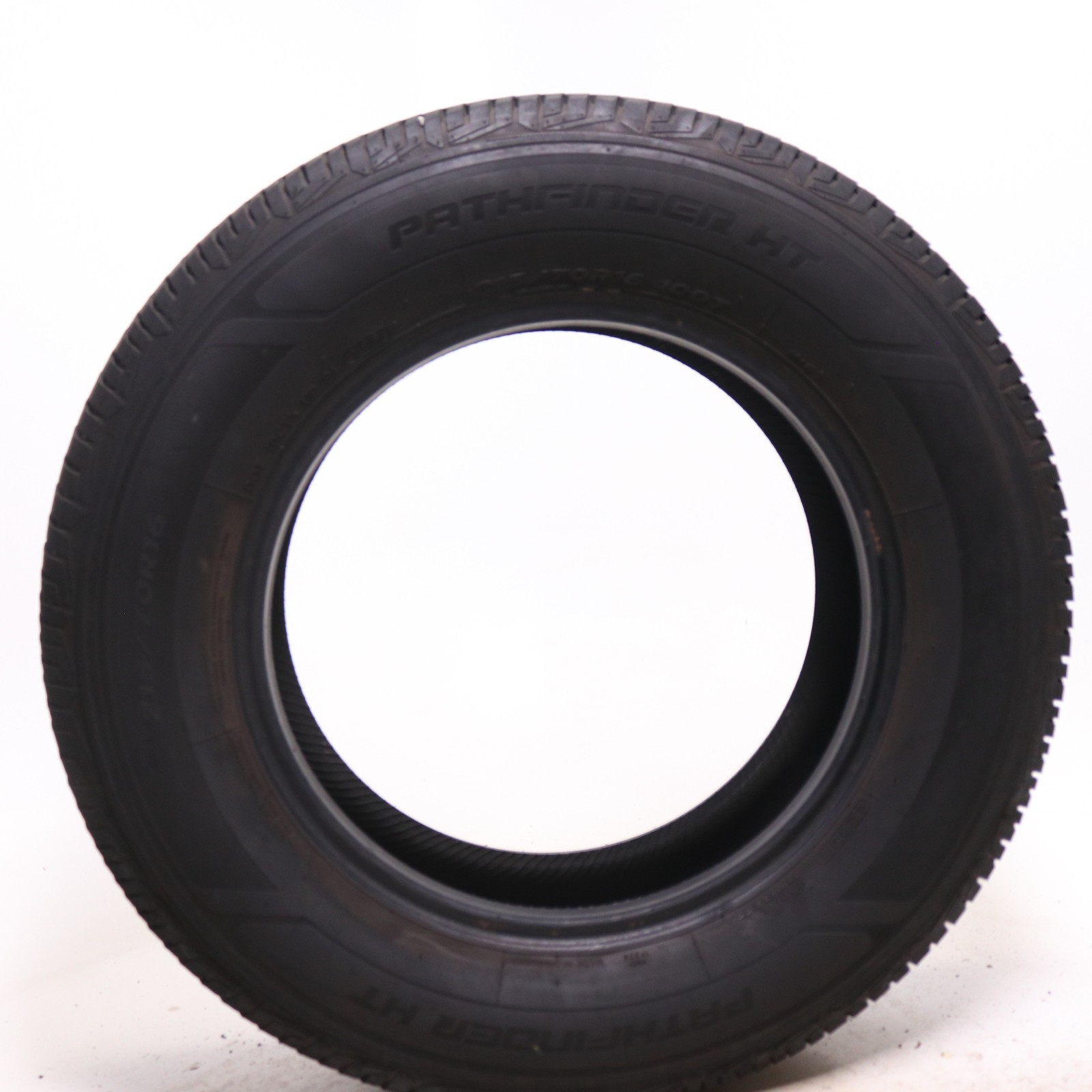 Set of 4 Used 215/70R16 Pathfinder HT – 100T – 8-8.5/32 No Repairs