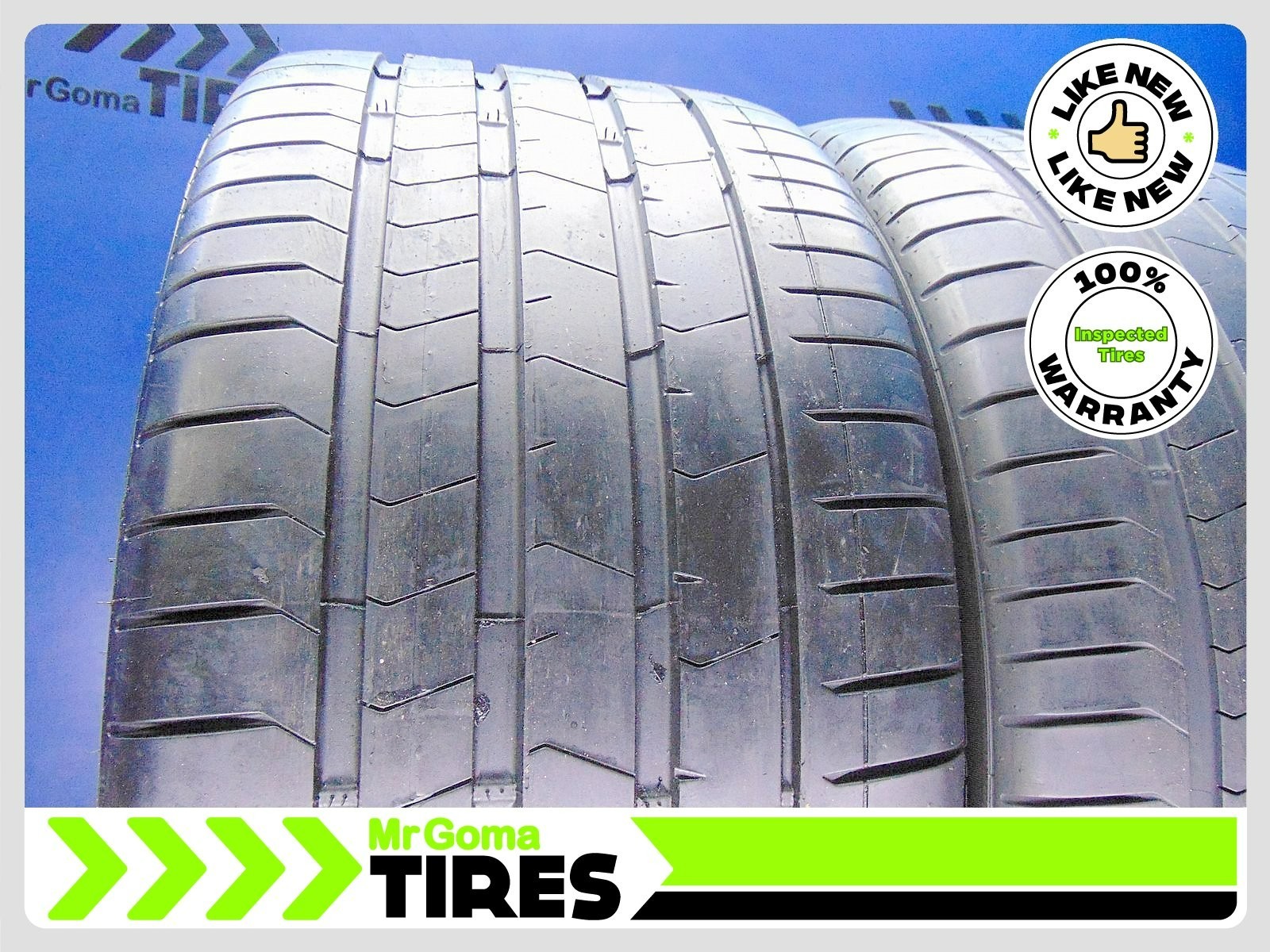 2 PIRELLI P ZERO TM PZ4 FSC XL 315/30R22 USED TIRES 107Y 7.3/32 3153022