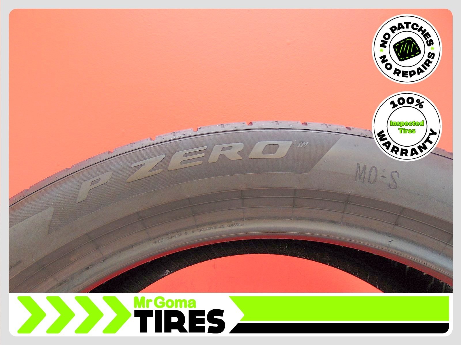 1 PIRELLI P ZERO TM PZ5 MO-S PNCS 285/40R23 USED TIRE 7.3/32 TREAD 107Y 2854023
