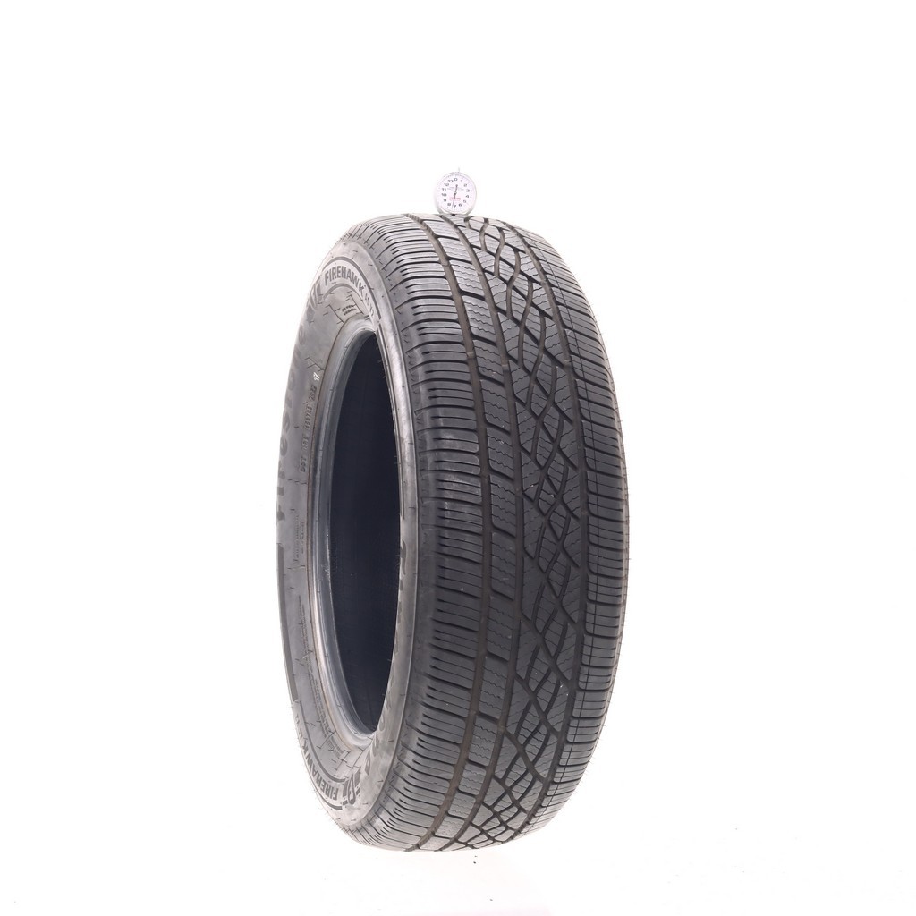 Set of (4) Used 235/60R18 Firestone Firehawk AS V2 103V – 6-7/32