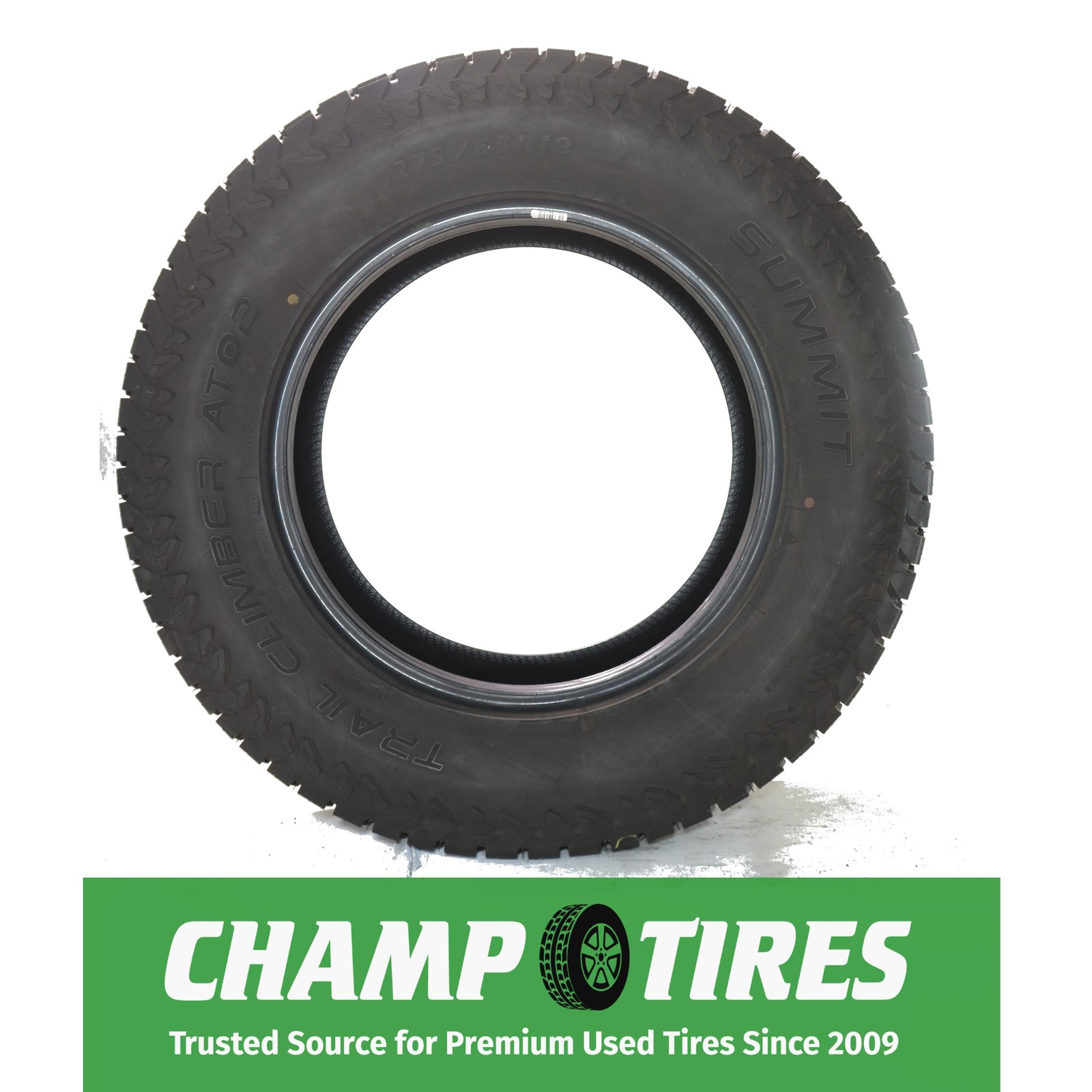 P275/65R18 Summit Trail Climber AT02 116 T Used 9/32nds