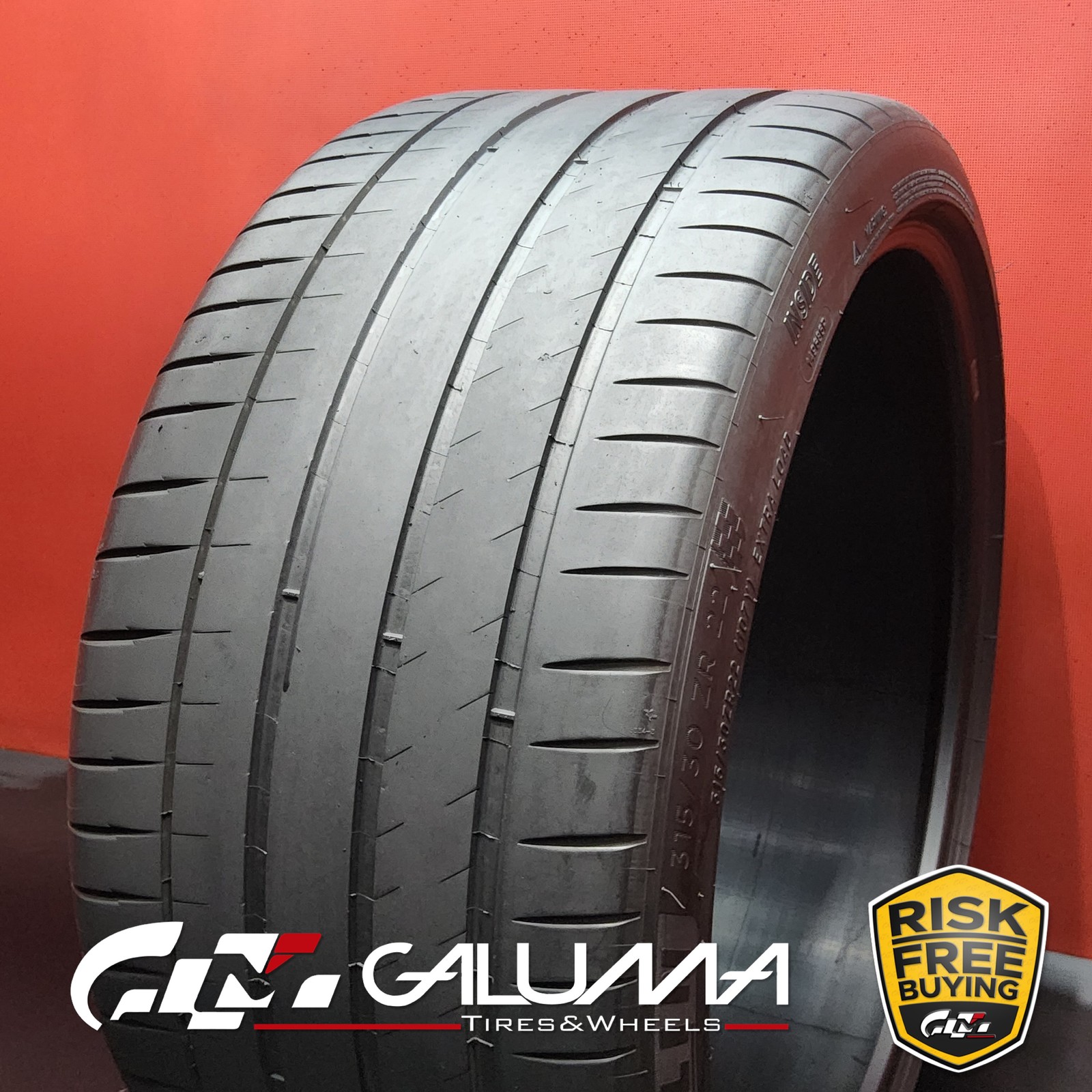 1 Tire Michelin Pilot Sport 4S ★ XL 315/30ZR22 315/30/22 107Y No Repairs #95045