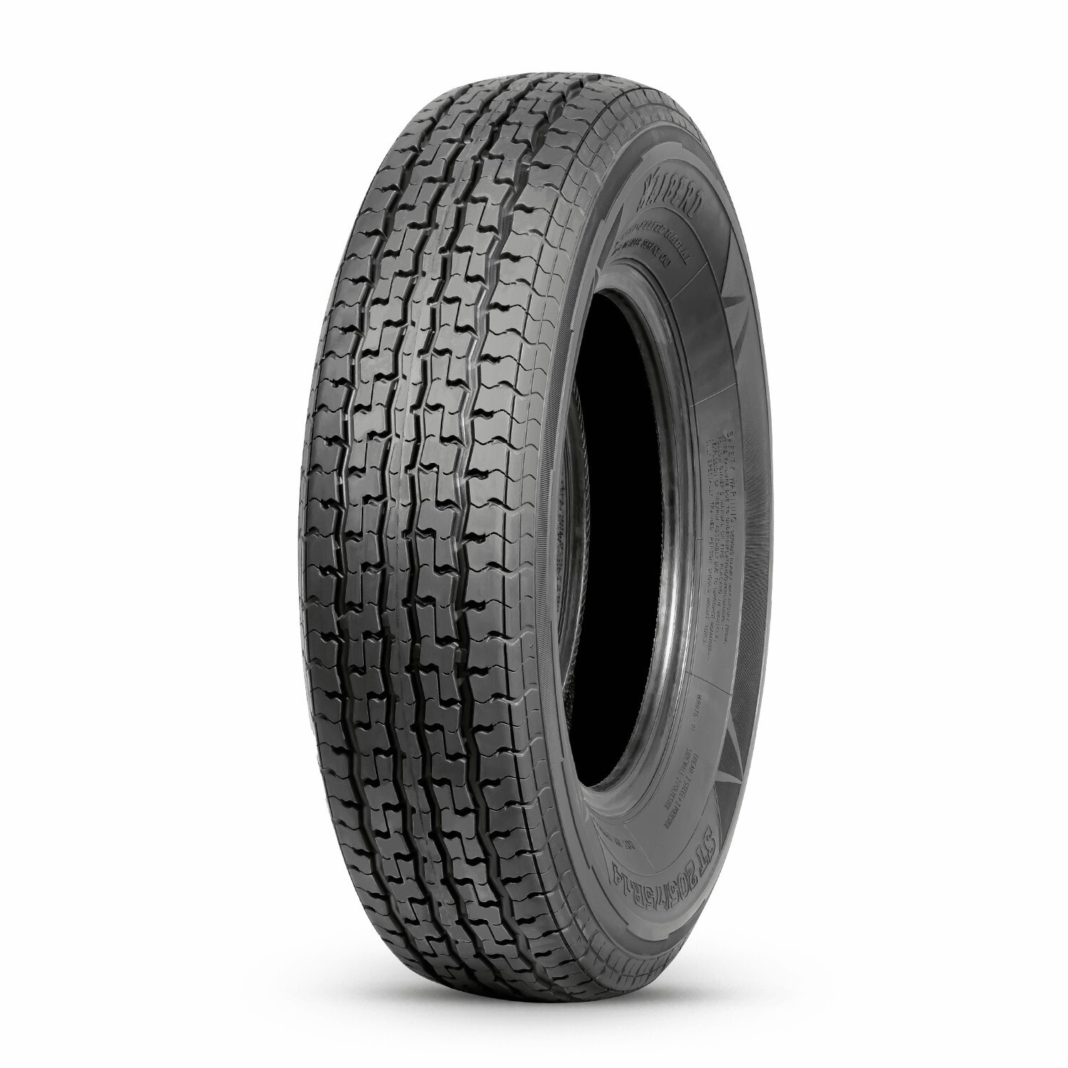 Set 4 ST205/75R14 Trailer Tires Radial 205 75 14 8PR 205/75/14 Heavy Duty Tyres