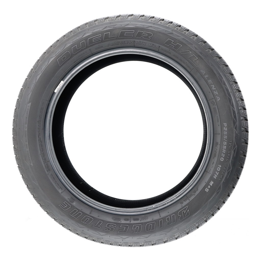 Set of (4) Used 255/55R20 Bridgestone Dueler H/L Alenza 107H – 10-11/32