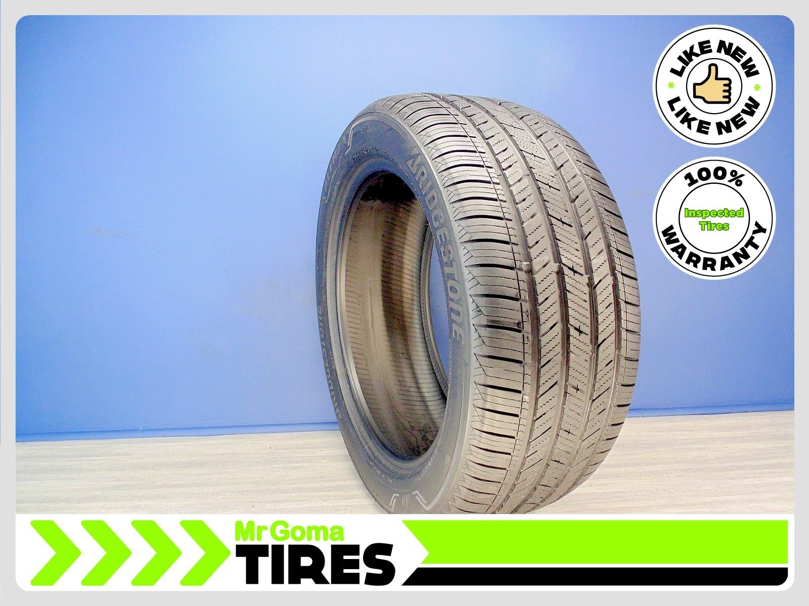 1 BRIDGESTONE ALENZA SPORT A/S RSC RFT 285/45R20 USED TIRE 9/32 TREAD RUN FLAT