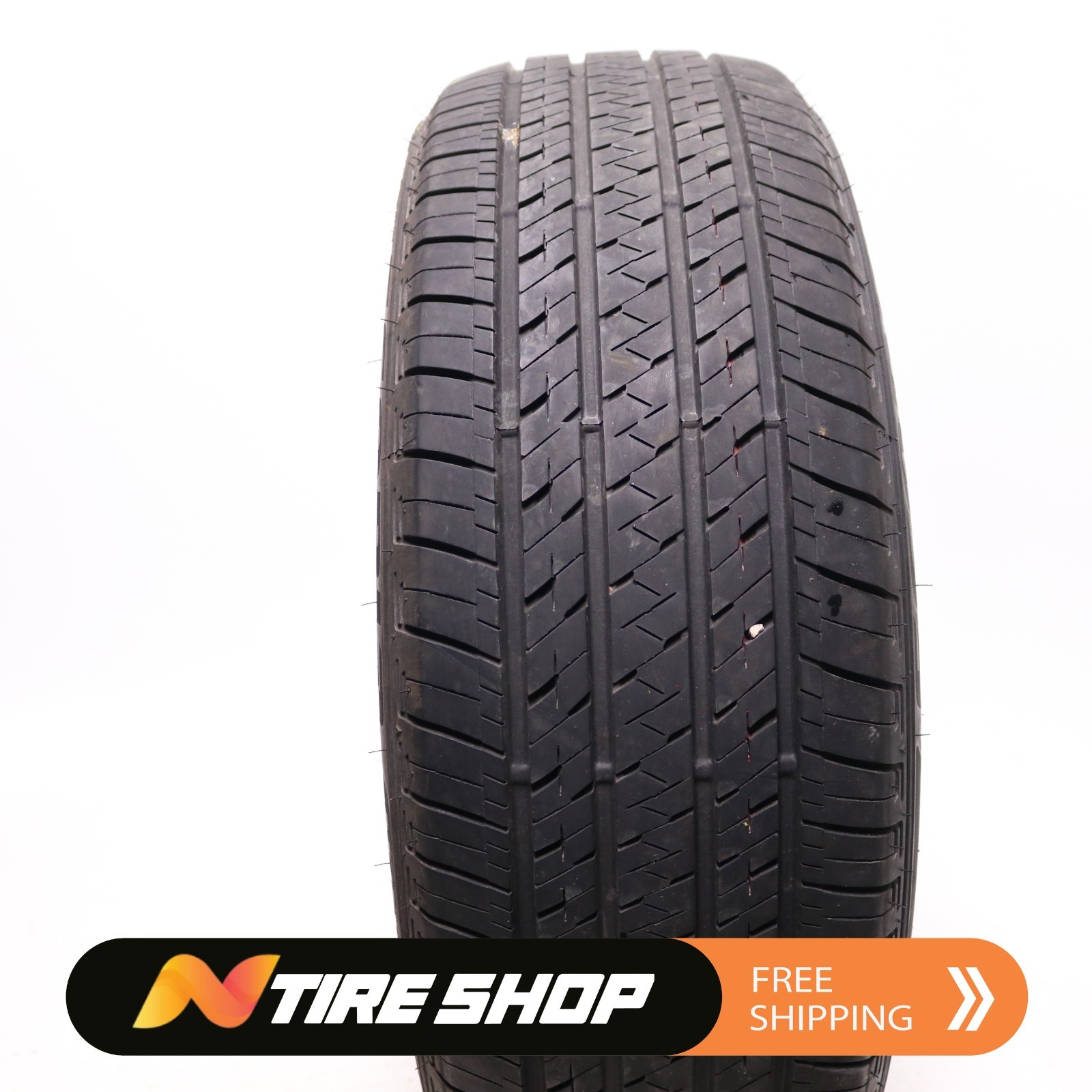 Set of 4 Used 235/60R18 Bridgestone Ecopia H/L 422 Plus – 103H 7-8/32 No Repairs