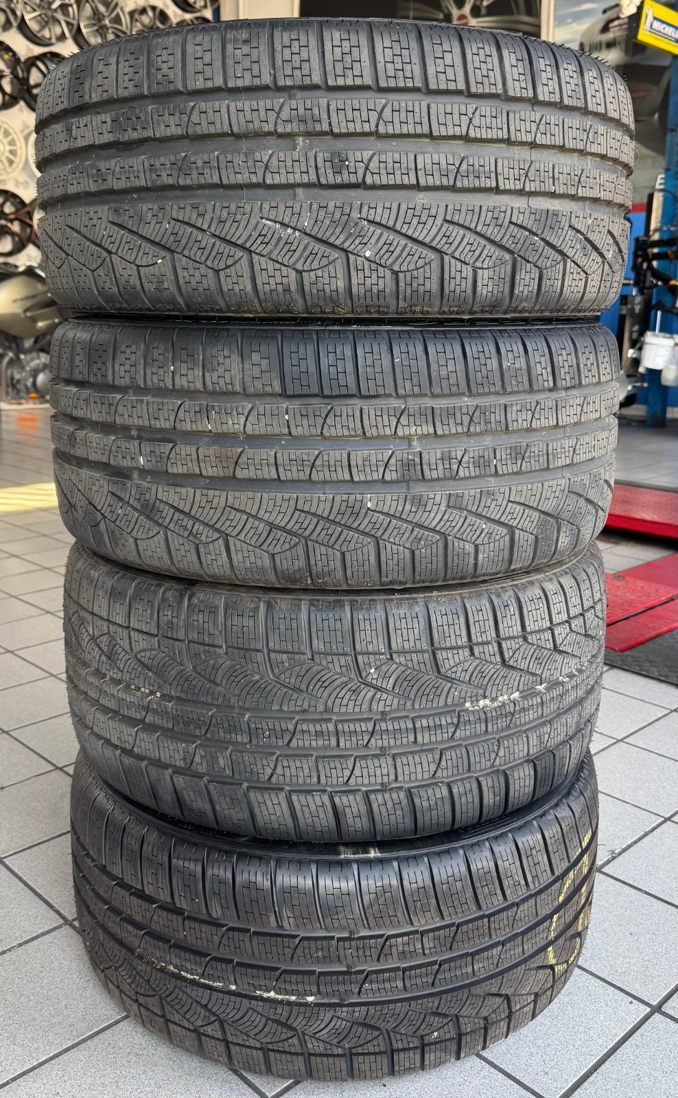 4 Pirelli Winter Tires (Doppio) 275/30R20 + 245/35R20 SUV, Without Label