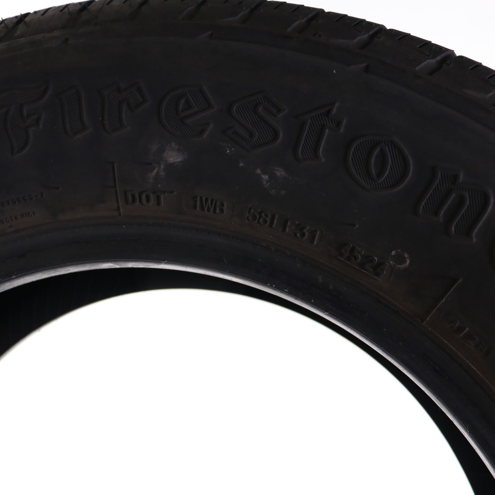 Set of 2 Used 205/70R16 Firestone Destination LE3 – 97H – 8.5/32