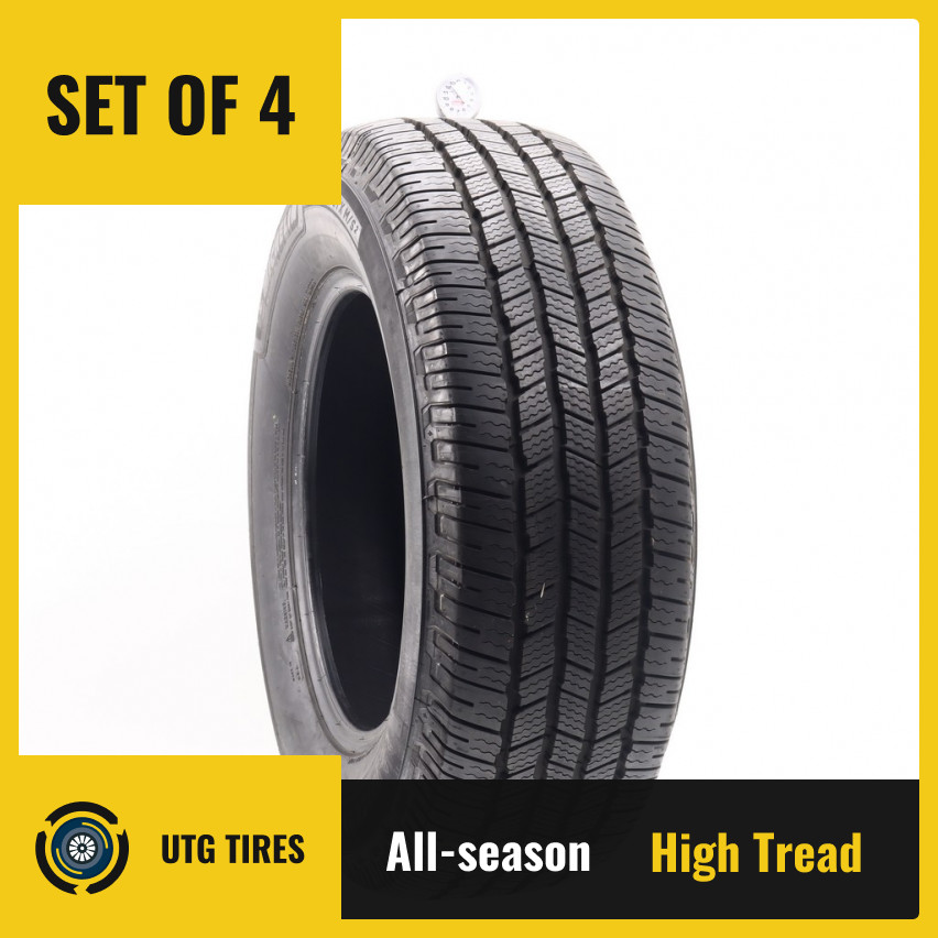 Set of (4) Used 275/65R18 Michelin Defender LTX M/S 2 116T – 12/32