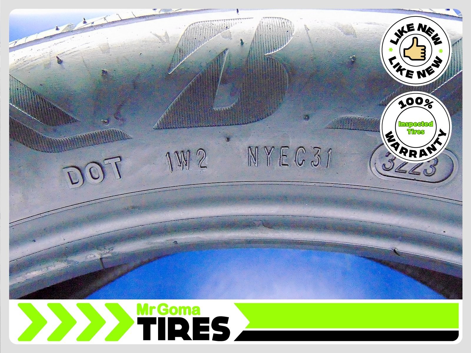 2 BRIDGESTONE ALENZA SPORT A/S 235/50R21 – 9.5/32 Tread USED TIRES 101V 2355021