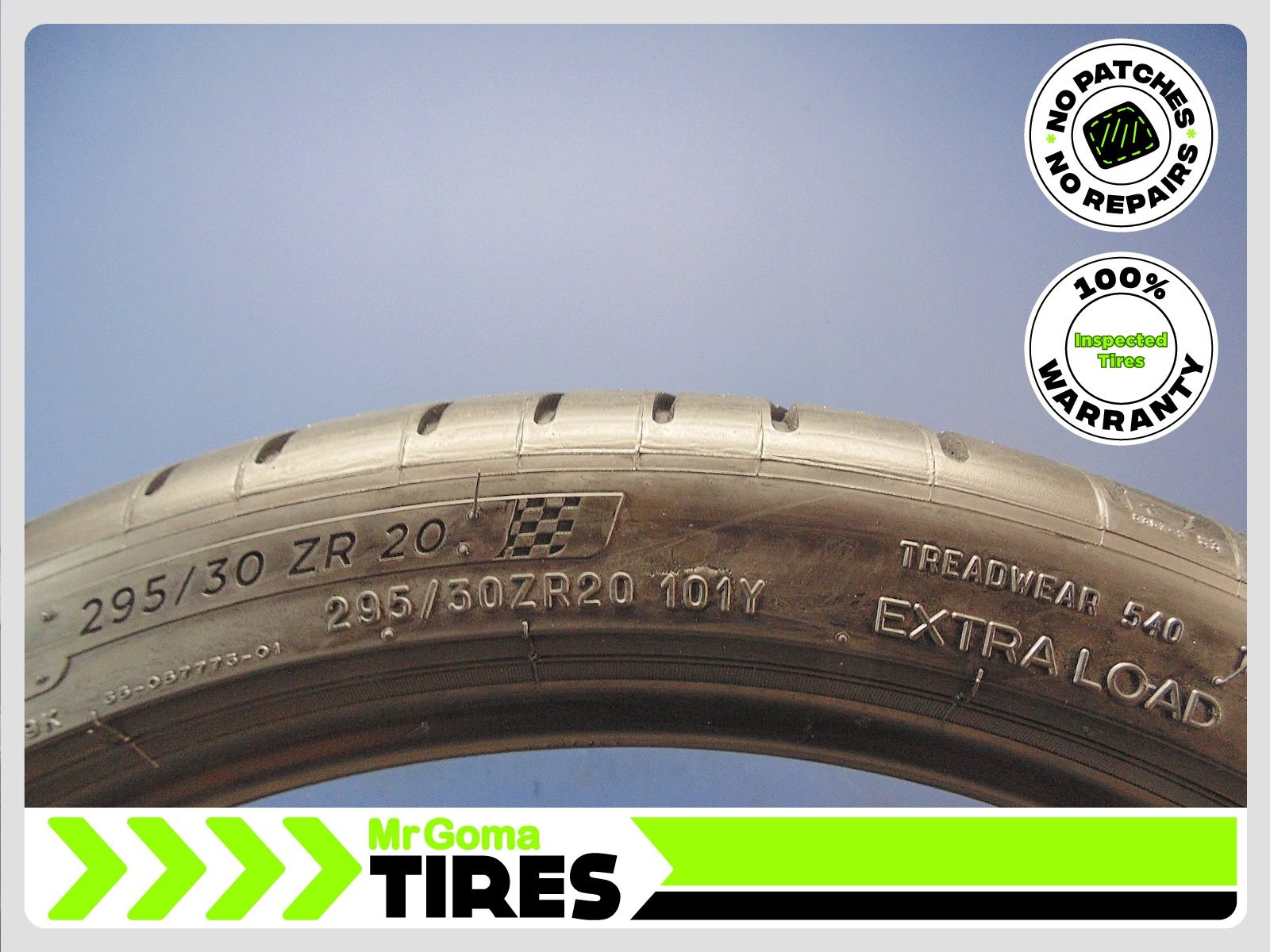 1 MICHELIN PILOT SPORT A/S 4 XL 295/30ZR20 USED TIRE 7/32 TREAD NO PATCH 2953020