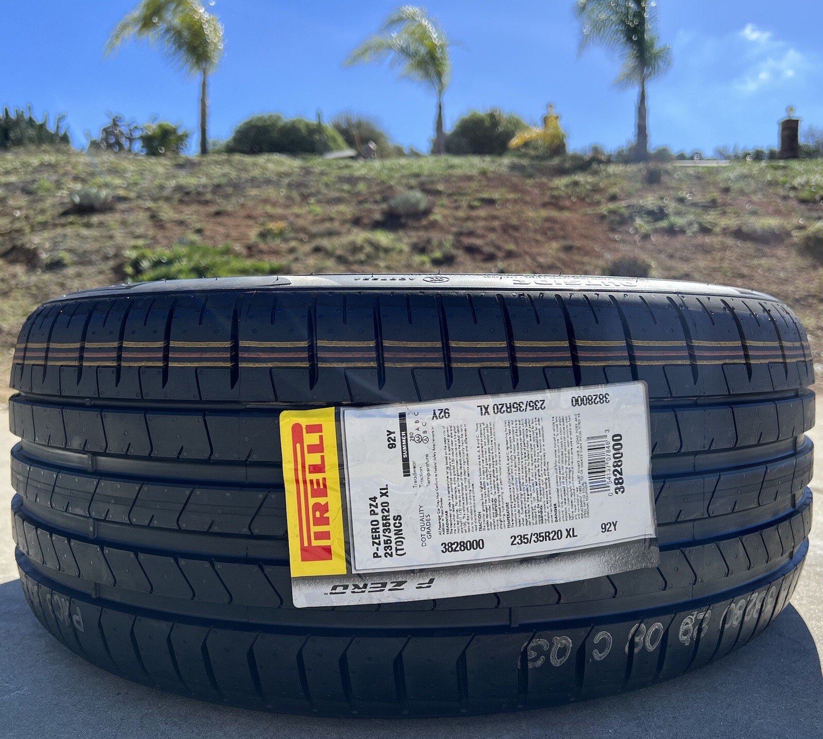 Set of TWO BRAND NEW 235/35R20 92Y Pirelli P Zero PZ4 T0 Tesla ELECT PNCS Tires