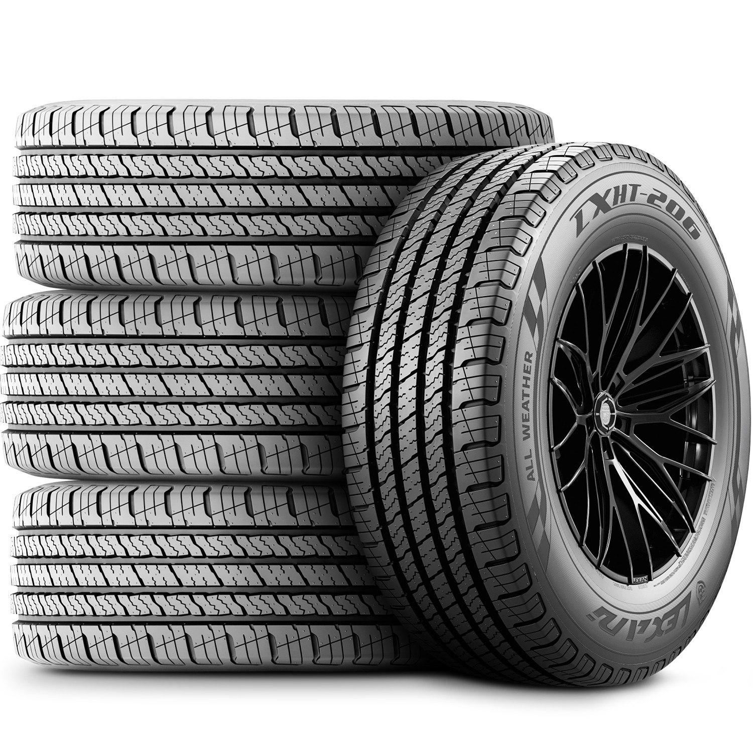4 Tires 235/65R18 Lexani LXHT-206 AS A/S All Season 104T
