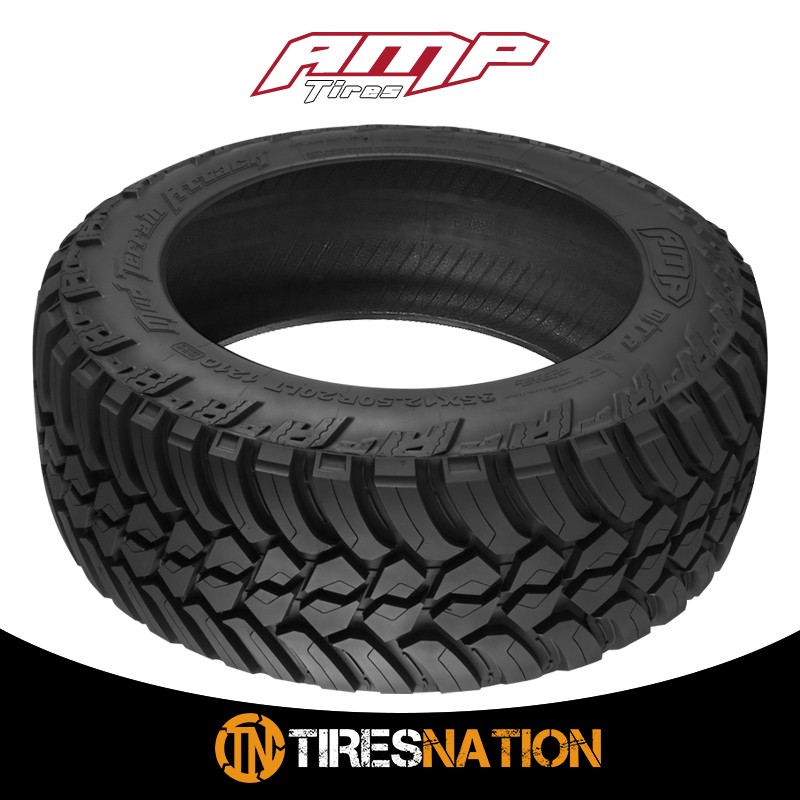 (1) New AMP Terrain Attack M/T 37X13.50R28 114Q Tires