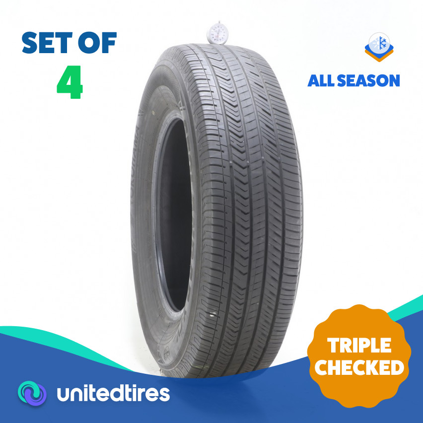 Set of (4) Used 245/75R18 Yokohama Geolandar X-CV G057 112T – 7.5-9.5/32 (16URL)