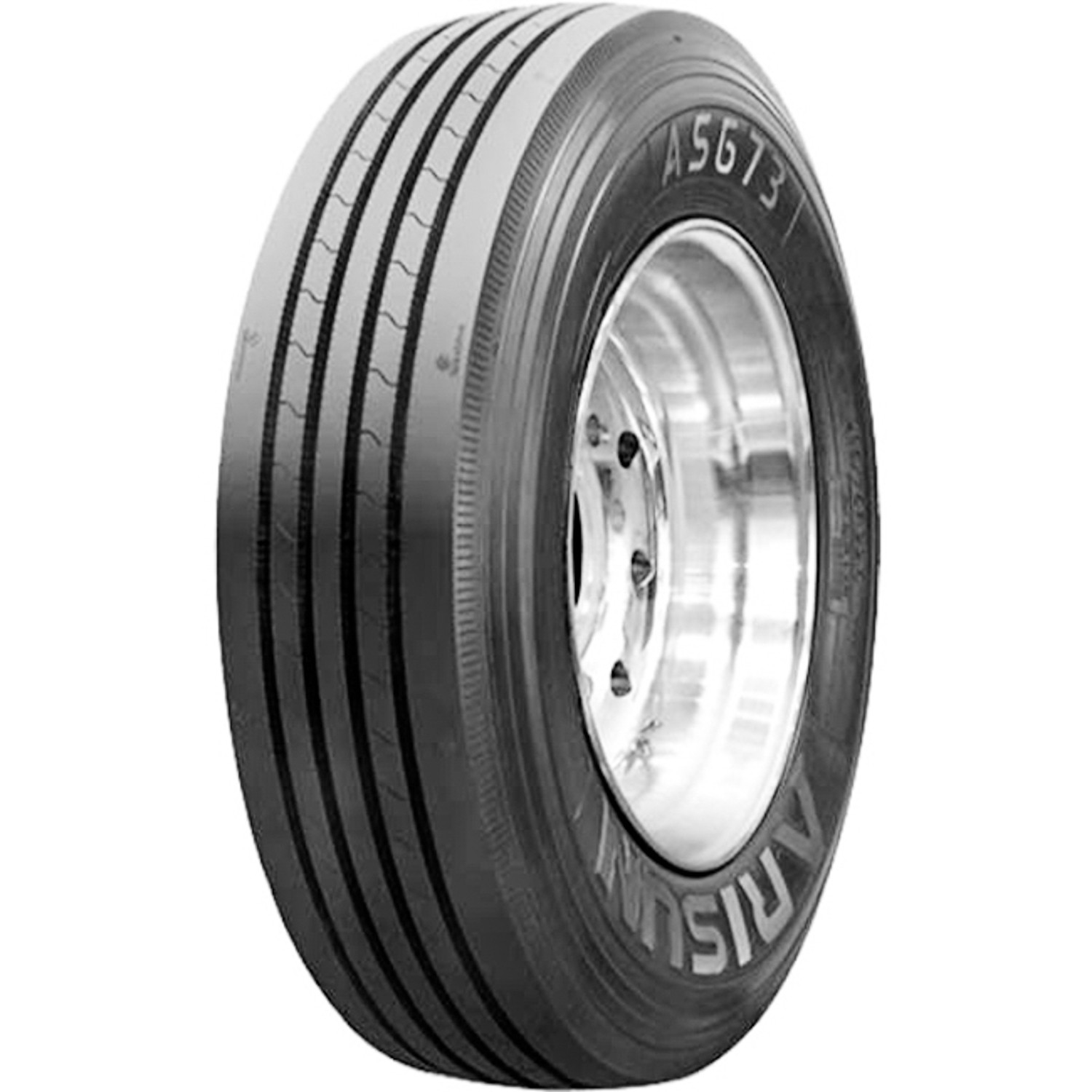 2 Tires Arisun AS673 255/70R22.5 Load H 16 Ply Steer Commercial