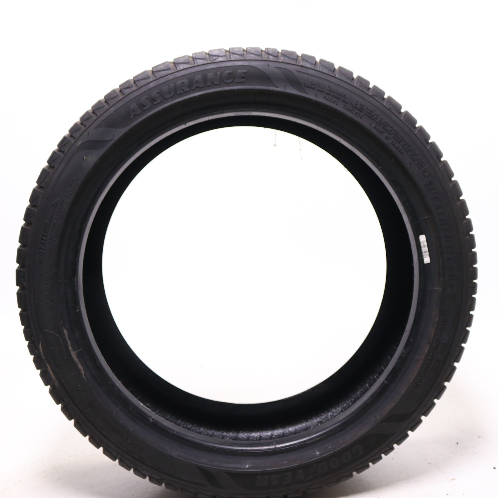 Set of 2 Used 215/45R18 Goodyear Assurance WeatherReady 2 – 93V – 10-10.5/32