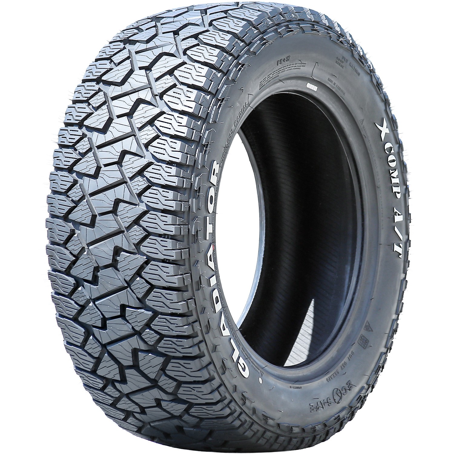 4 Tires Gladiator X-Comp A/T LT 275/55R20 Load E 10 Ply AT All Terrain