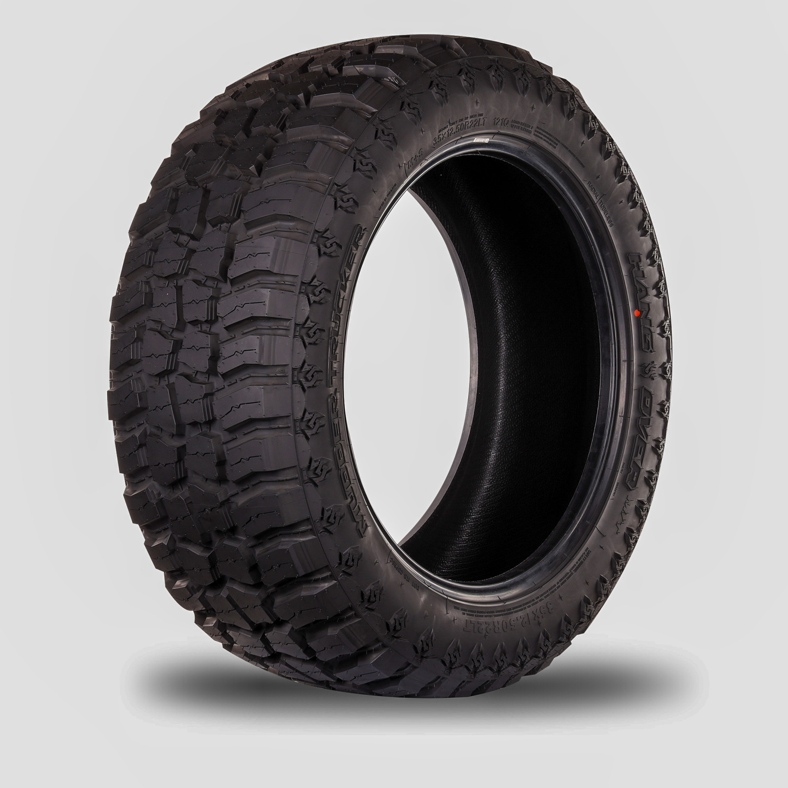 1 New 35X12.50R22 Mudder Trucker Hang Over M/T Tire 121Q F BSW 35125022 35 1250
