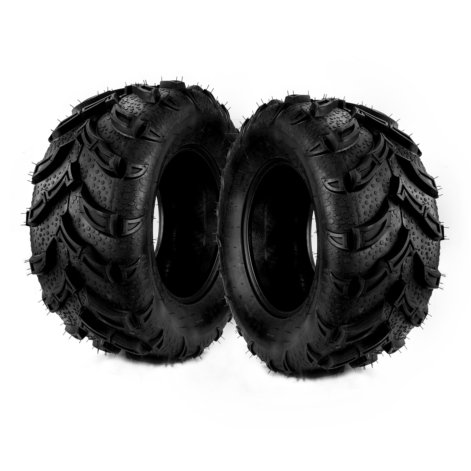 Set of 2 25×10-12 ATV Tires 25x10x12 6Ply Heavy Duty ATV UTV All Terrain