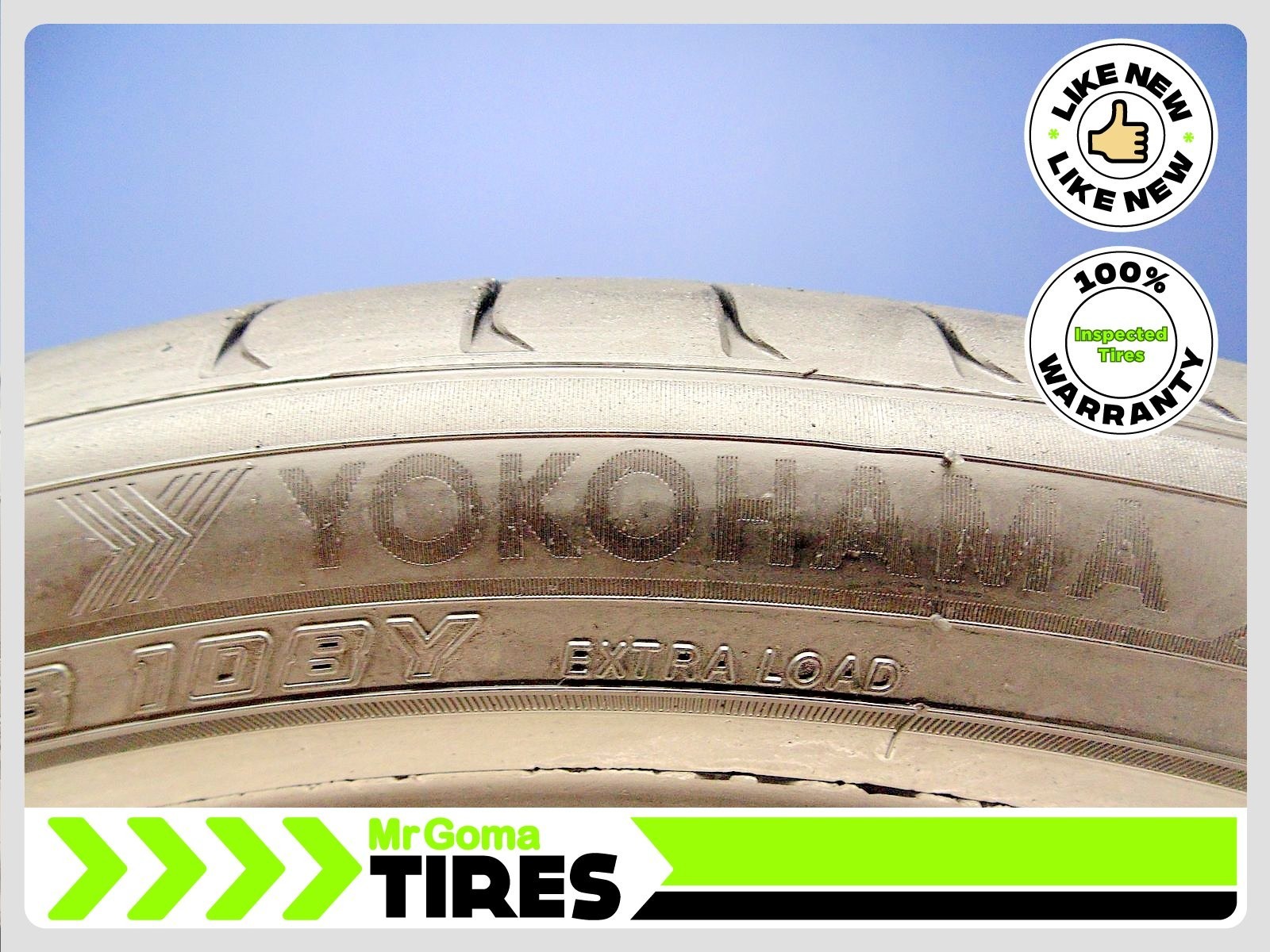 4 YOKOHAMA ADVAN SPORT V107 BMW X7 315/30ZR23 & 275/35R23 USED TIRES 8.1/32TREAD