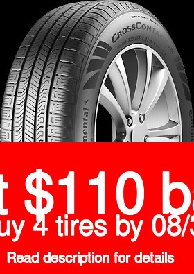 CONTINENTAL CrossContact RX 235/55R20XL 105V (Quantity of 4)