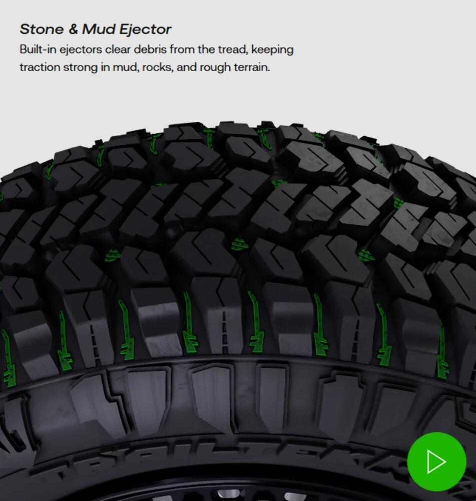 4 Brand New LT 305/55R20 Avix TrailTek RT Rugged Terrain Tires – 12 Ply F