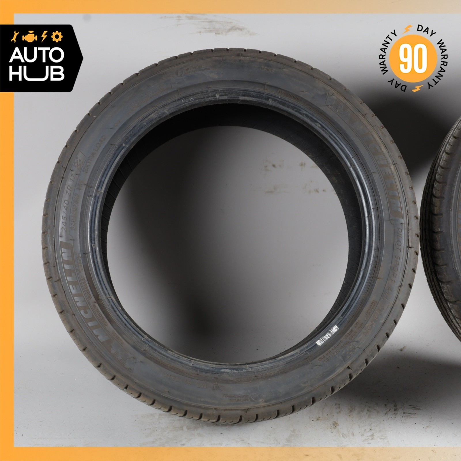 245/40ZR17 Michelin Pilot Sport All Season 4 245 40 17′ 95Y XL 8.5/32″ Set Of 2