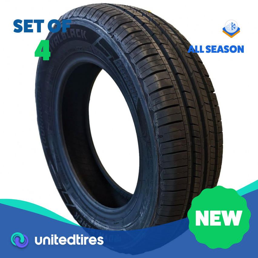 Set of (4) New P 165/60R14 Royal Black Touring HP 75H