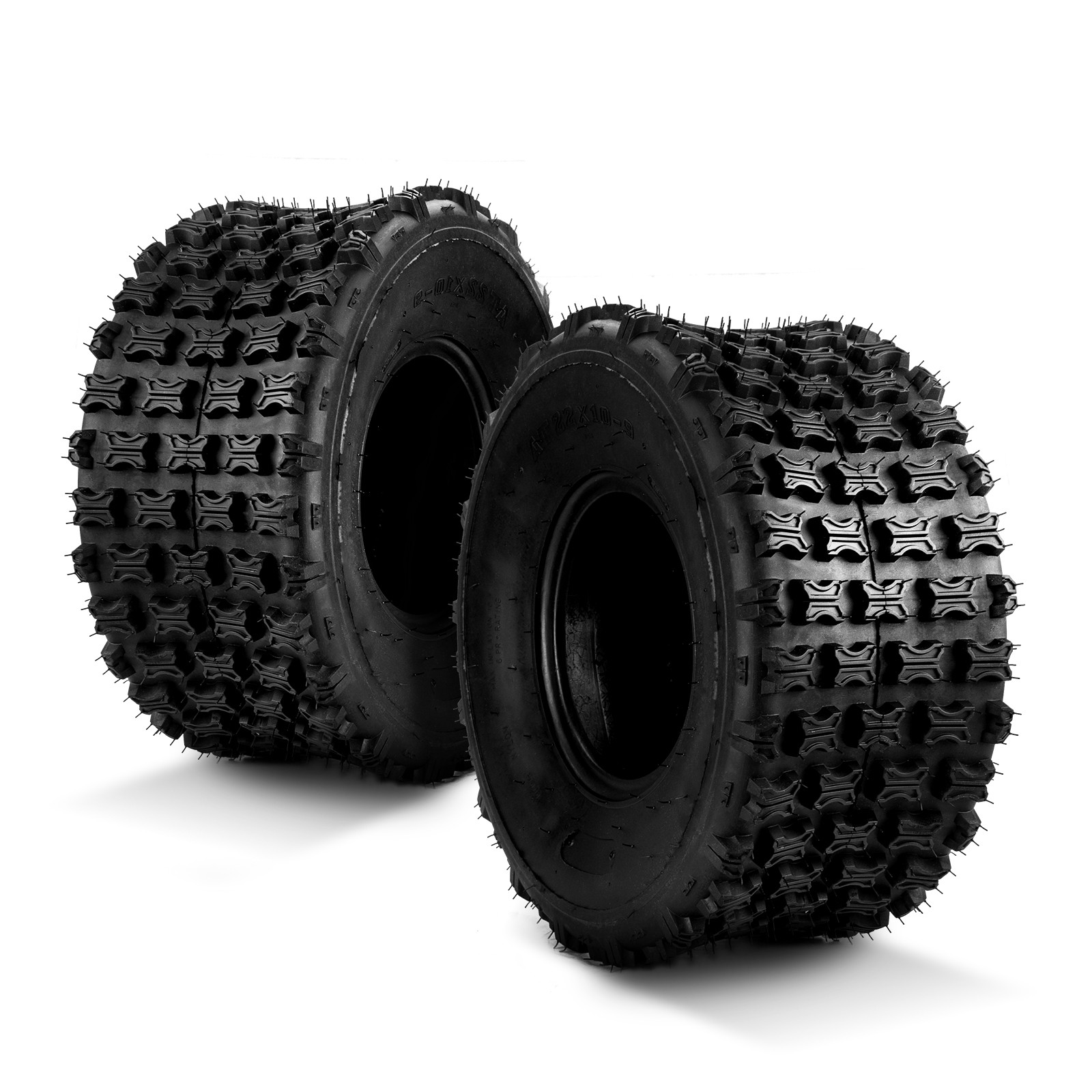 22×10-9 22x10x9 22/10-9 22×10.00-9 All Terrain AT Tires 6 Ply Z-104 TL 2PCS