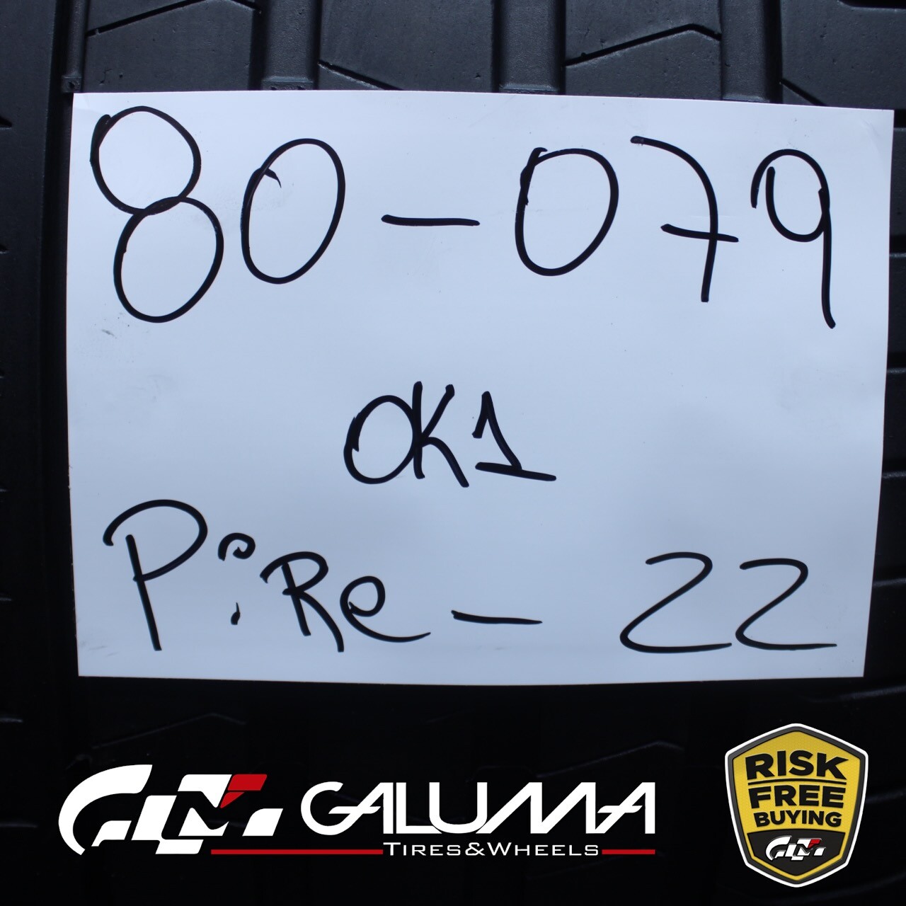 1(One) Tire Take Off Pirelli P Zero PZ4 315/30ZR22 315/30/22 107Y No Patch 80079
