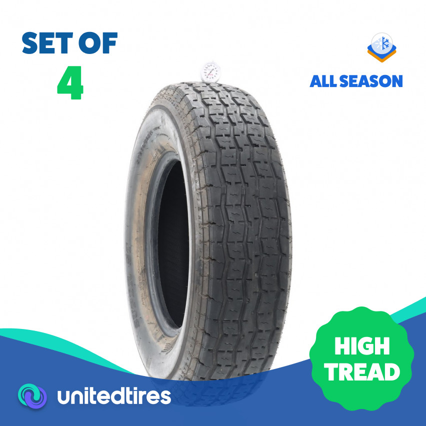 Set of (4) Used ST 235/80R16 Westlake Super ST 124/120L – 8-8.5/32