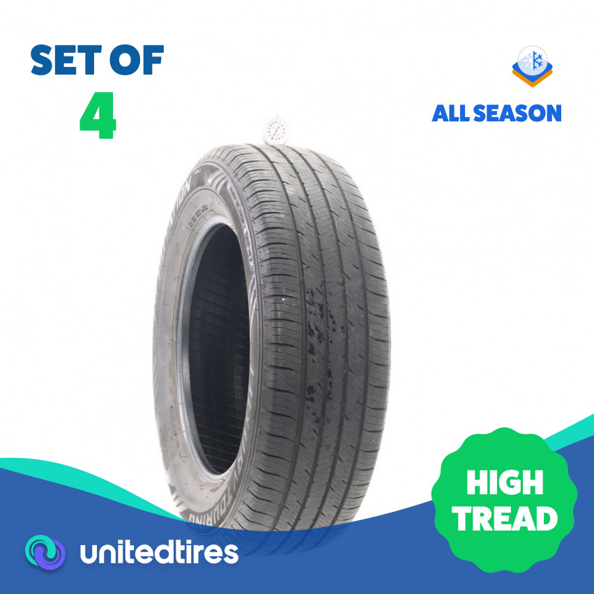 Set of (4) Used 225/65R17 Mazama Reputation NLW-3 102T – 8-9/32