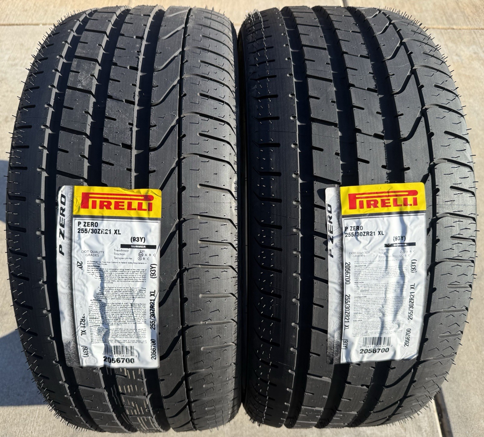 4X NEW Pirelli P Zero Tires 2X 255/30ZR21 & 2X 335/25ZR22 Ferrari Lambo Porsche