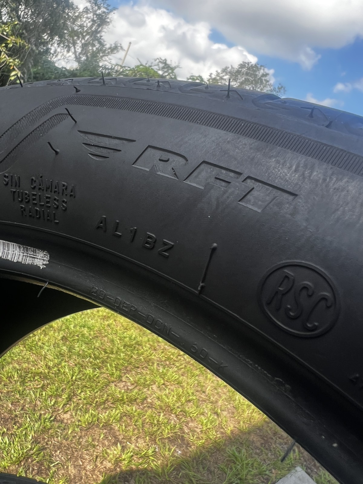 1 Tire Bridgestone Alenza 001 RFT ★ BMW 275/40R20 106W DOT.2724 7.5/32 NO Patch