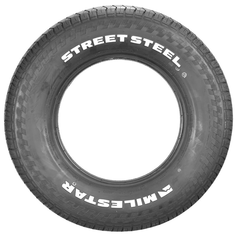 2 Milestar STREETSTEEL 255/70R15 108T Classic Muscle Car White Letter All Season