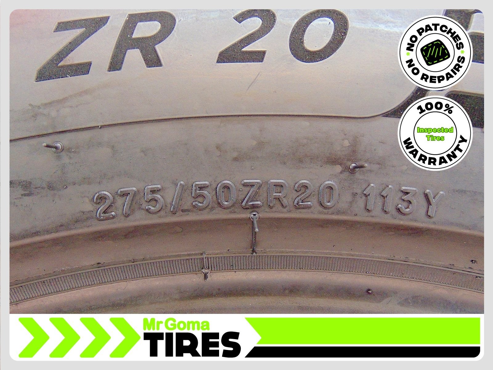 1 MICHELIN PILOT SPORT 4 SUV MO1 XL 275/50ZR20 USED TIRE 7.9/32 TREAD 113Y