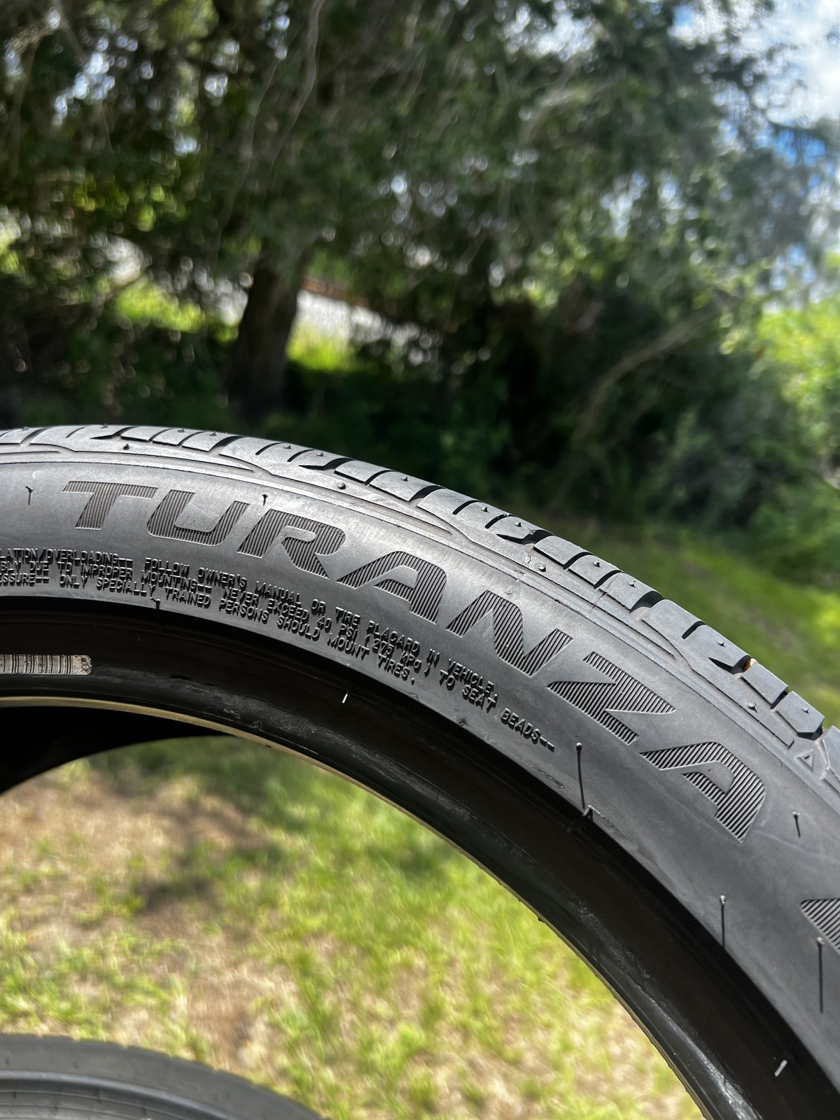 1 Tire Bridgestone Turanza EL440 215/45R18 89V DOT.0124 8.75/32