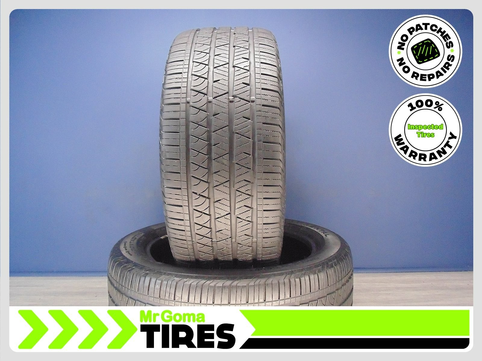 2 CONTINENTAL CROSSCONTACT LX SPORT RFT XL 275/45R20 USEDE TIRES 7.3/32 TREAD
