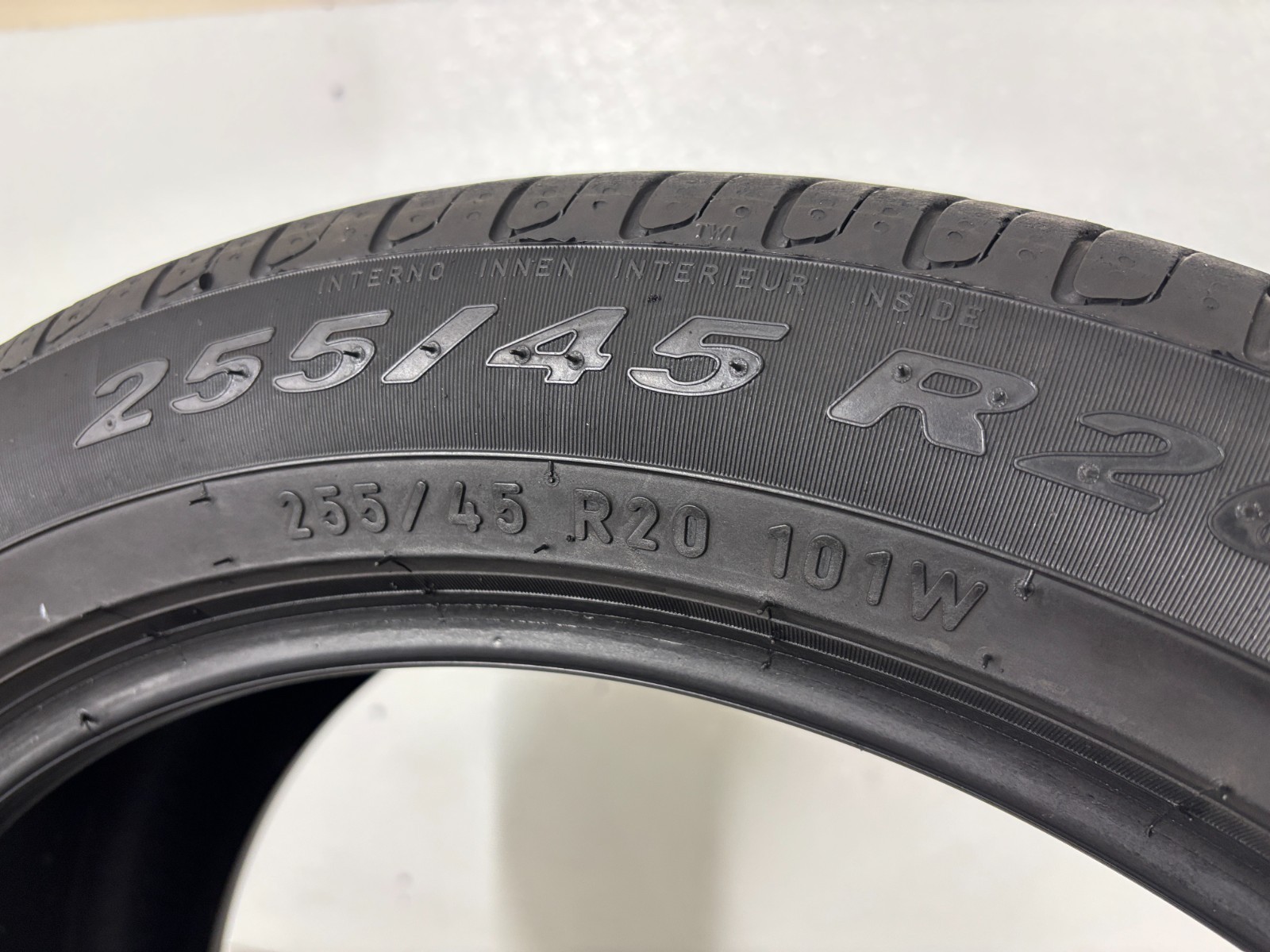2 Tires 255 45 20 Pirelli Scorpion Verde Run Flat (60-70% Tread Left) 101W