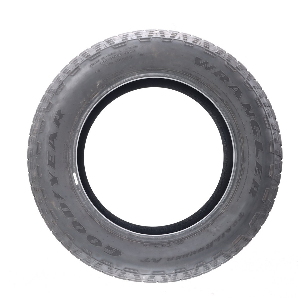 Set of (4) Used 275/60R20 Goodyear Wrangler Trailrunner AT 115S – 7-8.5/32