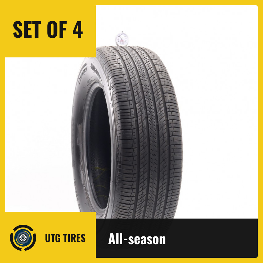 Set of (4) Used 235/65R17 Hankook Dynapro HP2 104H – 6.5-7/32