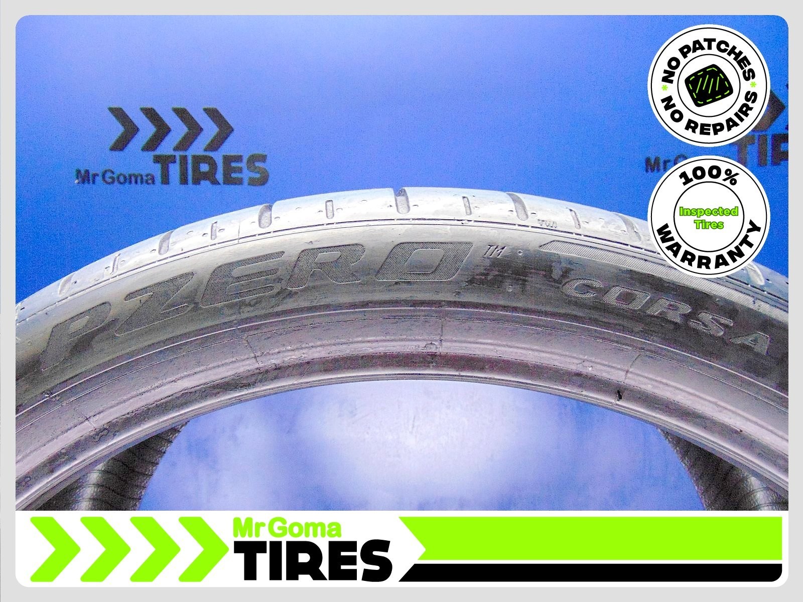 2 PIRELLI P ZERO TM CORSA PZC4 N0 315/30ZR22 USED TIRES 65% LIFE 3153022