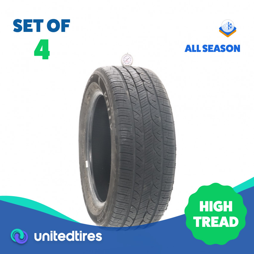 Set of (4) Used 225/55R17 Kelly Edge Touring Plus 97V – 9-10/32