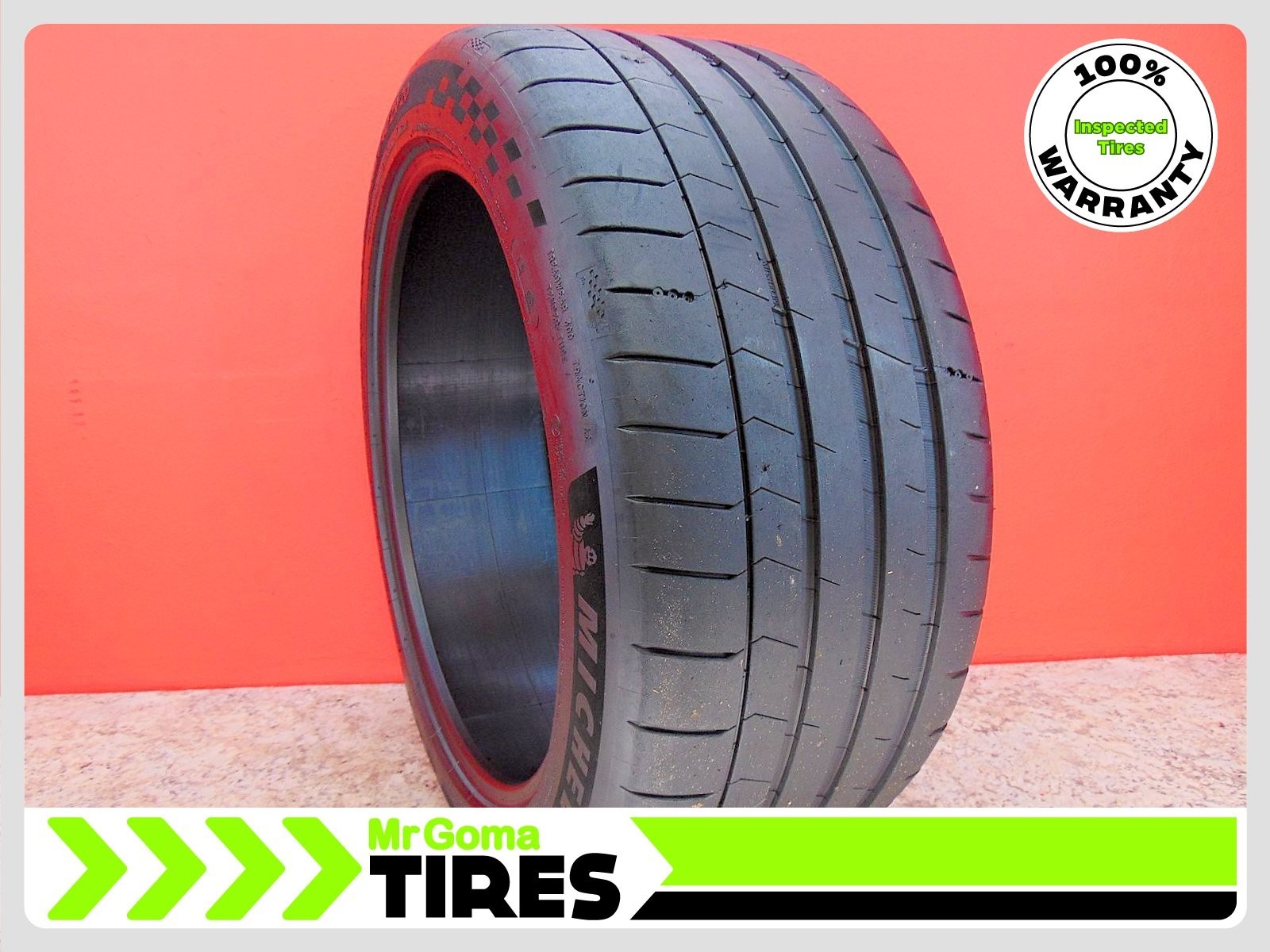 1 MICHELIN PILOT SPORT 5S NDO SNI XL HL285/40ZR20 USED TIRE 7.6/32 TREAD PORSCHE