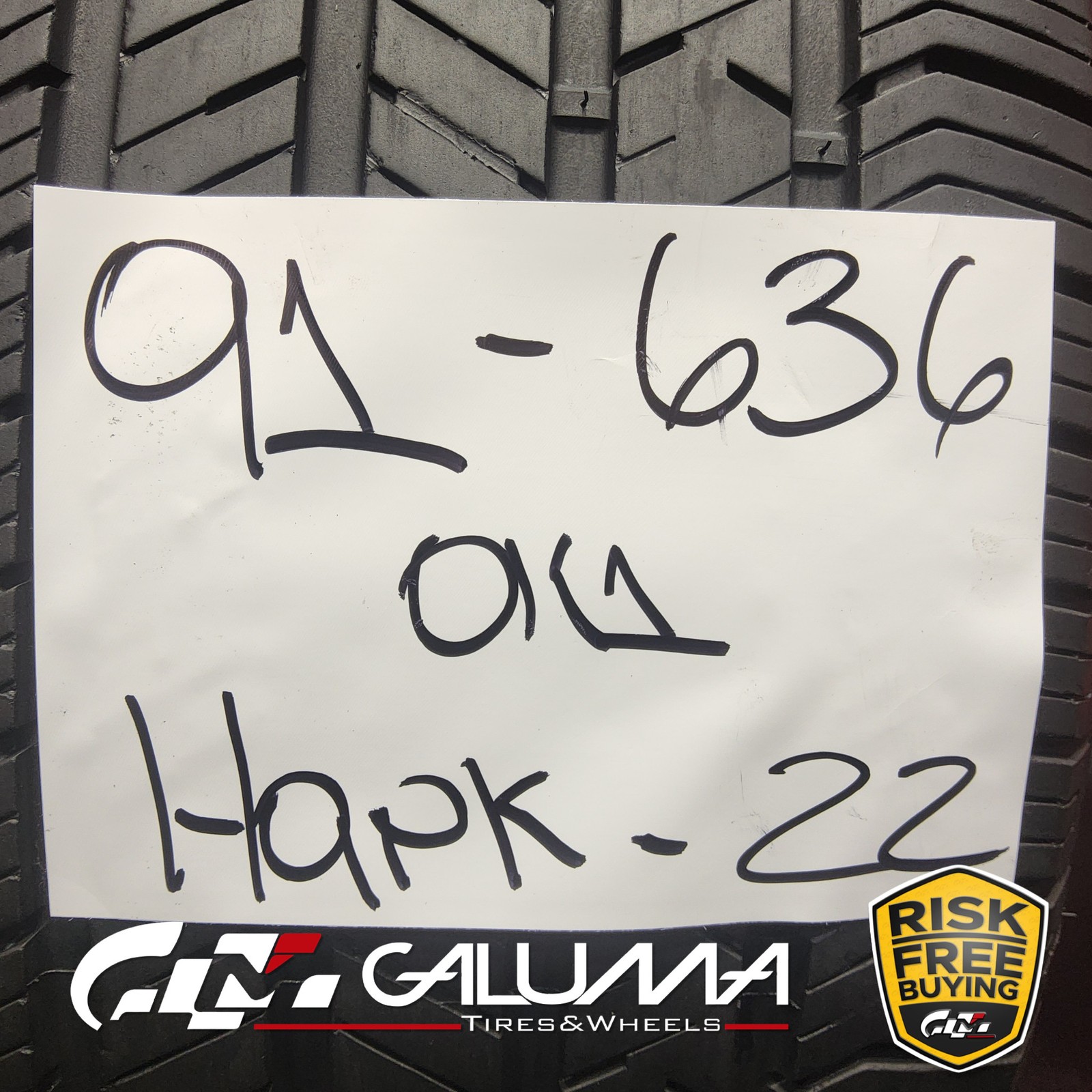 1 (One) Tire Hankook Mavis Traction Control XL 285/45R22 285/45/22 2854522 91636