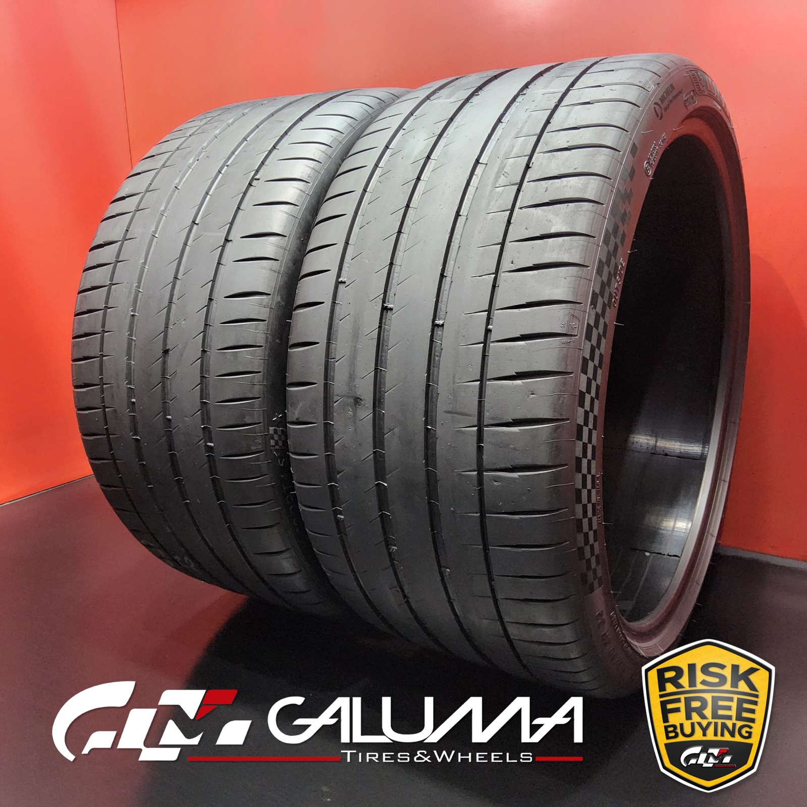 Set of 2 Tires LikeNEW Michelin Pilot Sport 4S ★ XL 315/30ZR22 315/30/22 #95159