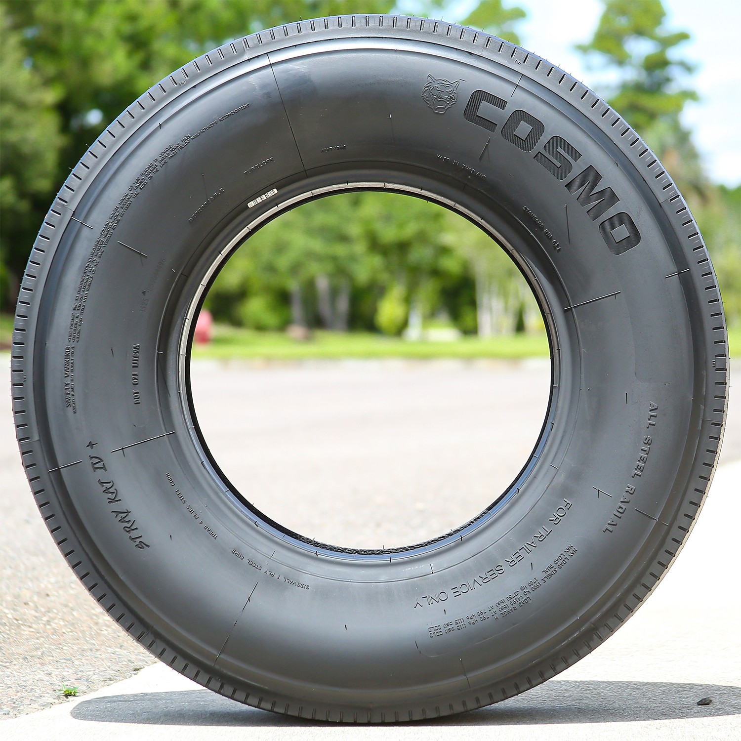 2 Tires Cosmo Stray Kat IV+ All Steel ST 235/80R16 Load G 14 Ply Trailer