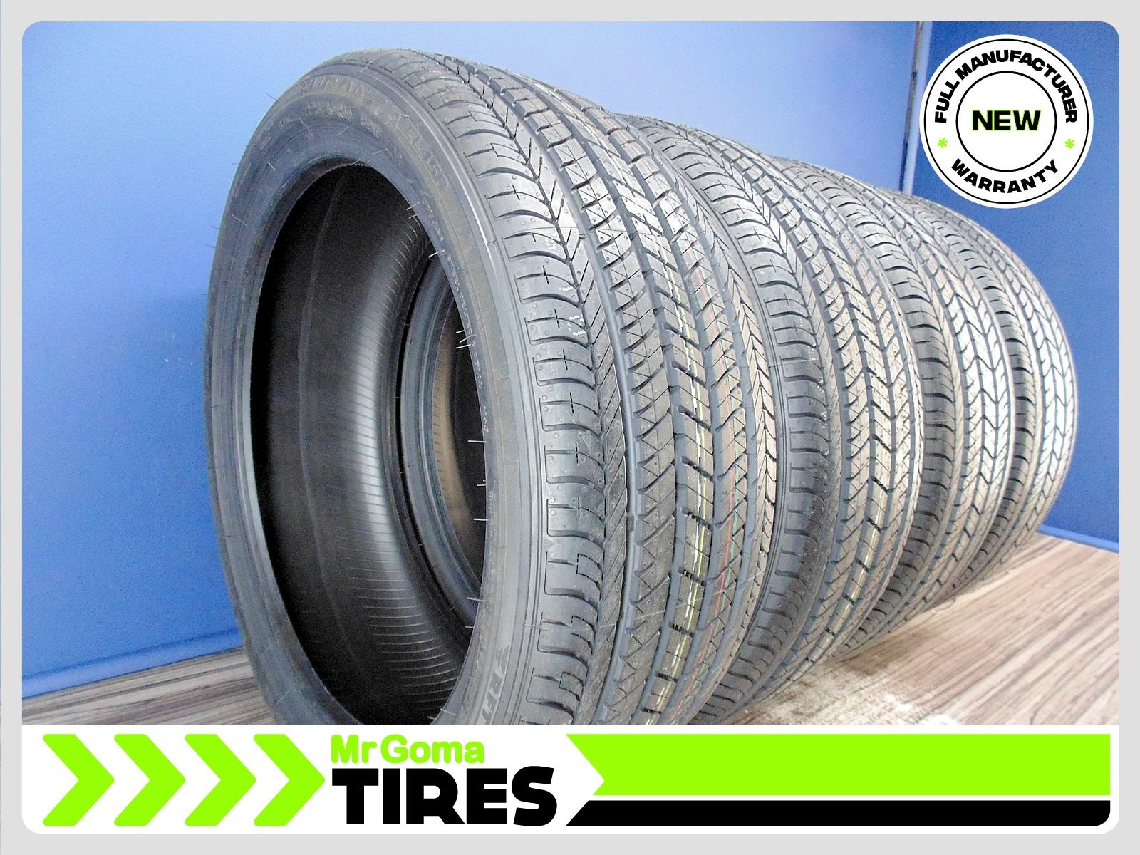4 NEW 225/40R19 BRIDGESTONE TURANZA EL450 AR RSC RFT RUN FLAT TIRES 89W 2254019